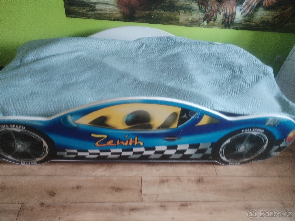 Dětská postel 180 cm x 90 a komoda