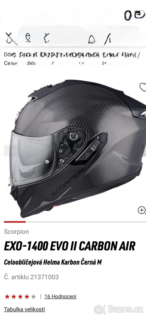 Scorpion EXO -1400 EVO II Carbon air solid
