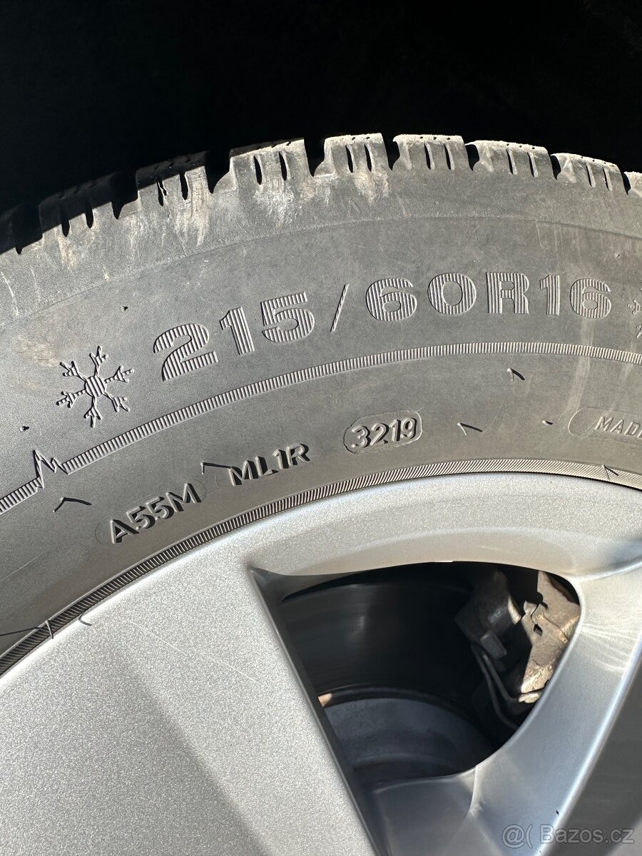 Kola Orion 16 5x112 + pneu 215/60R16