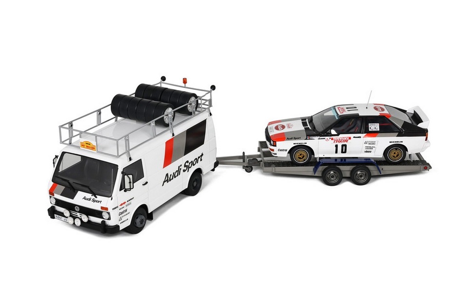 Set Rallye VW LT35 + Audi Quattro A2 1983 1:18 OttoMobile