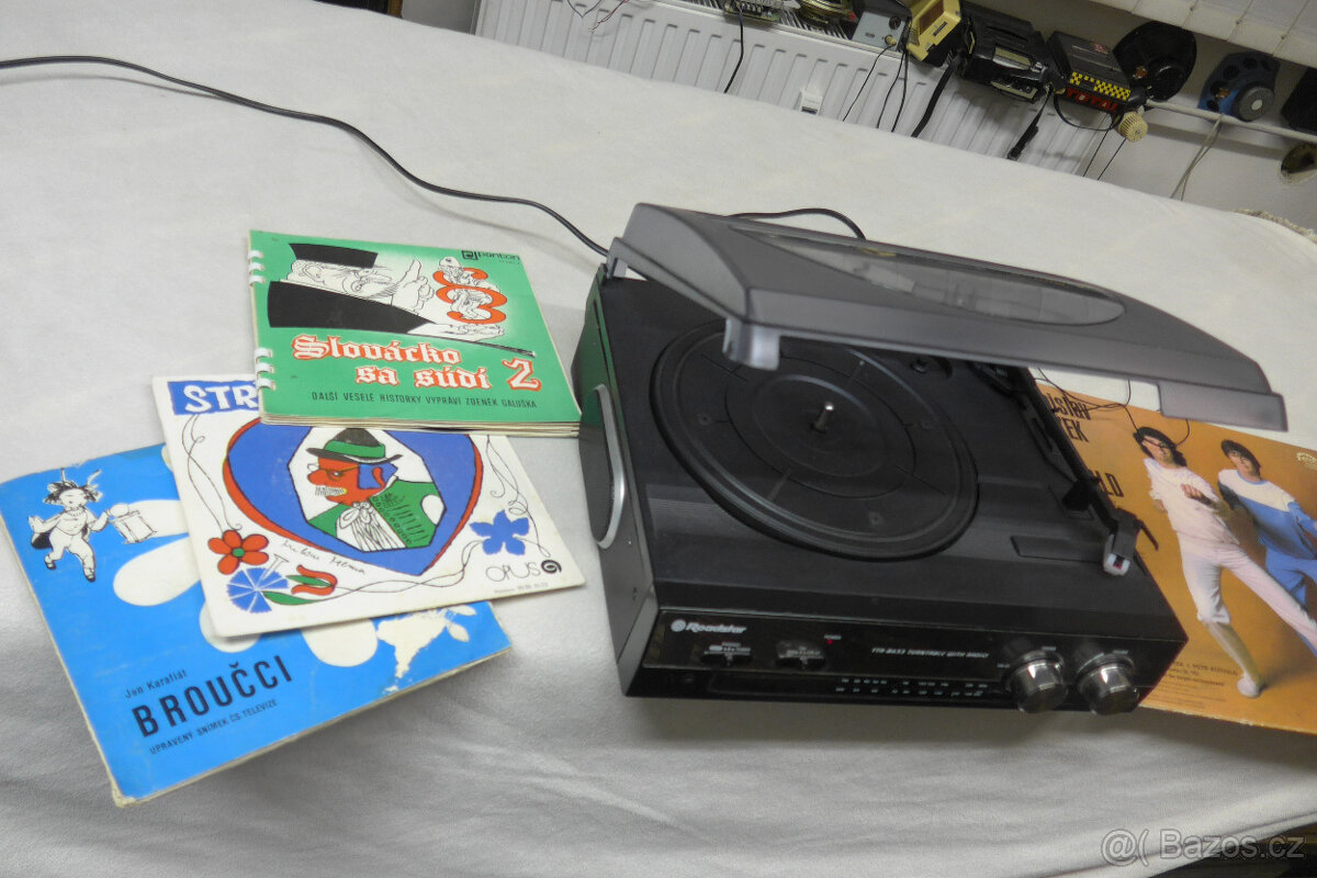 Repro Gramofon ROADSTAR pro Děti +LP +EP Pohádky