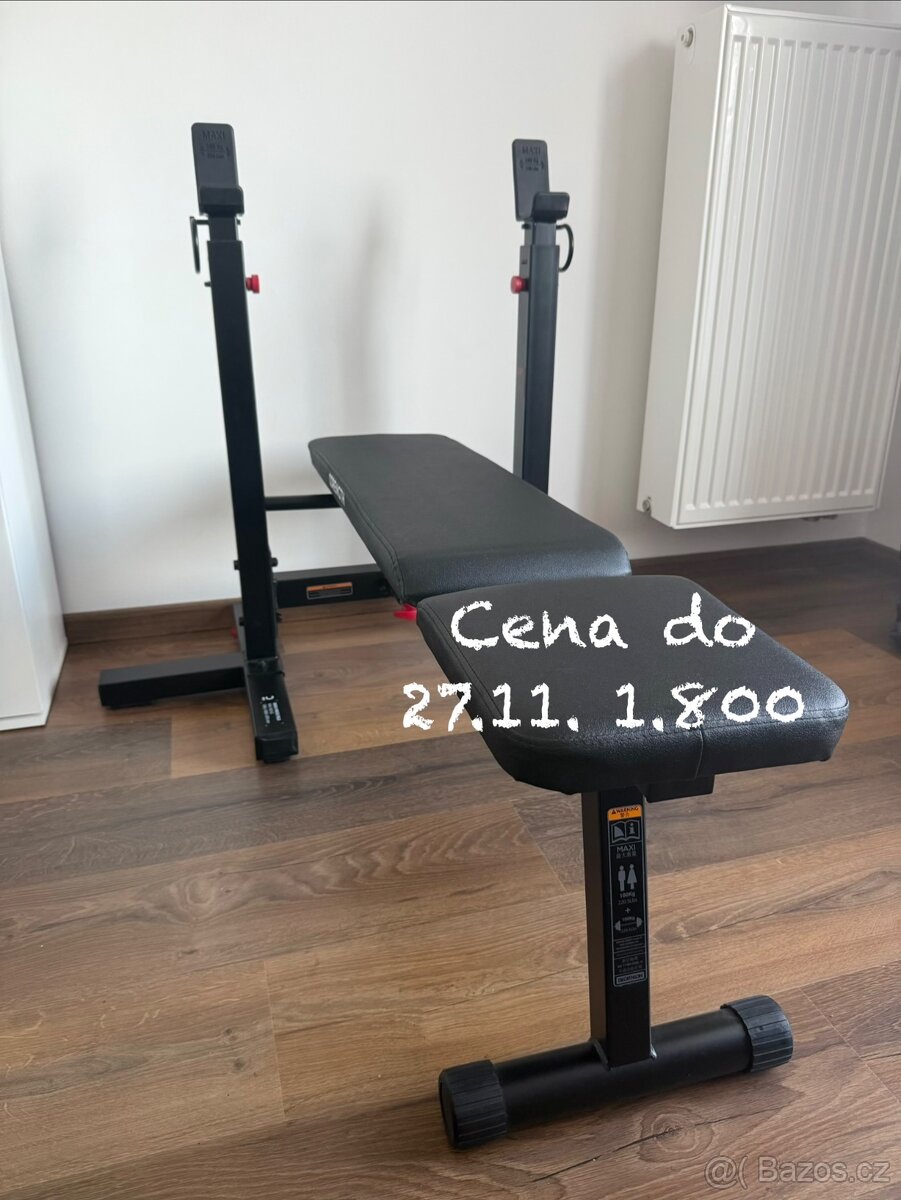 Skládací posilovací lavice s rozpažkami BenchPress Fold NOVÁ