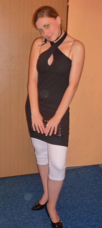 Dámské šaty černé na zavazování, vel. M, zn. Y.O.U.