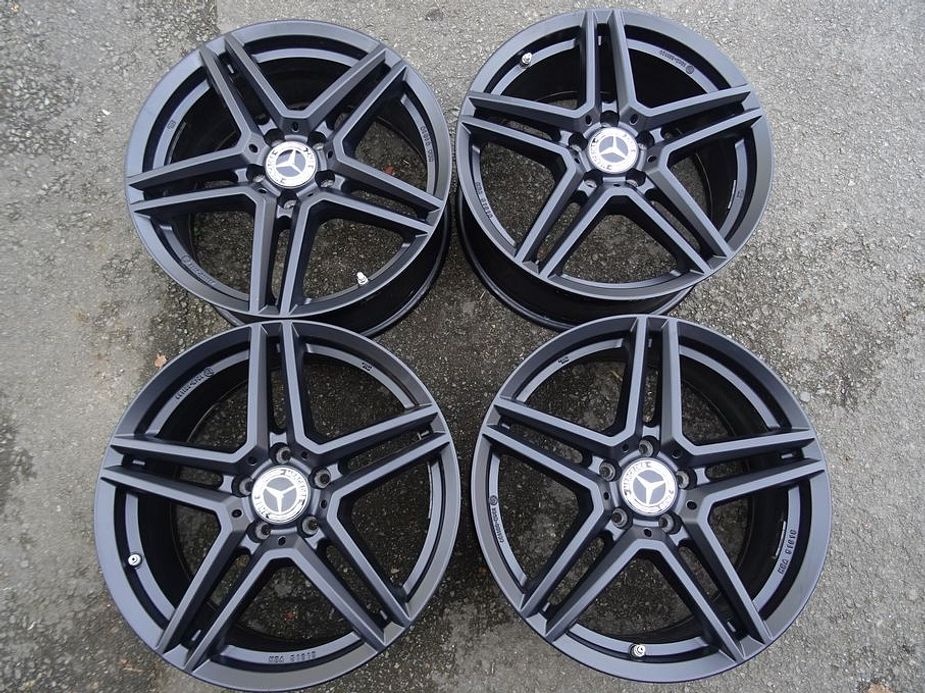 Alu disky černé Mercedes GLC, 18", 5x112, ET 38, šířka 8J