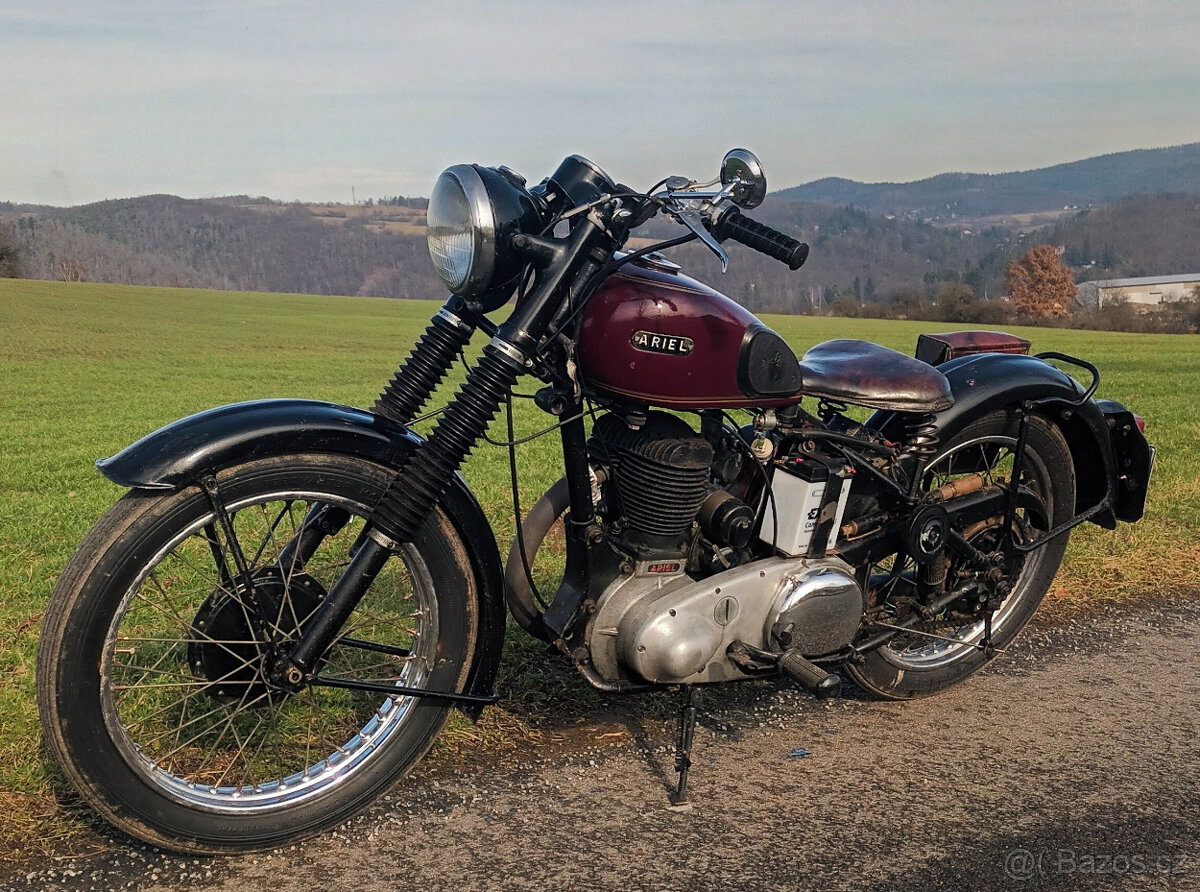Ariel V.B.600 sidecar 1954