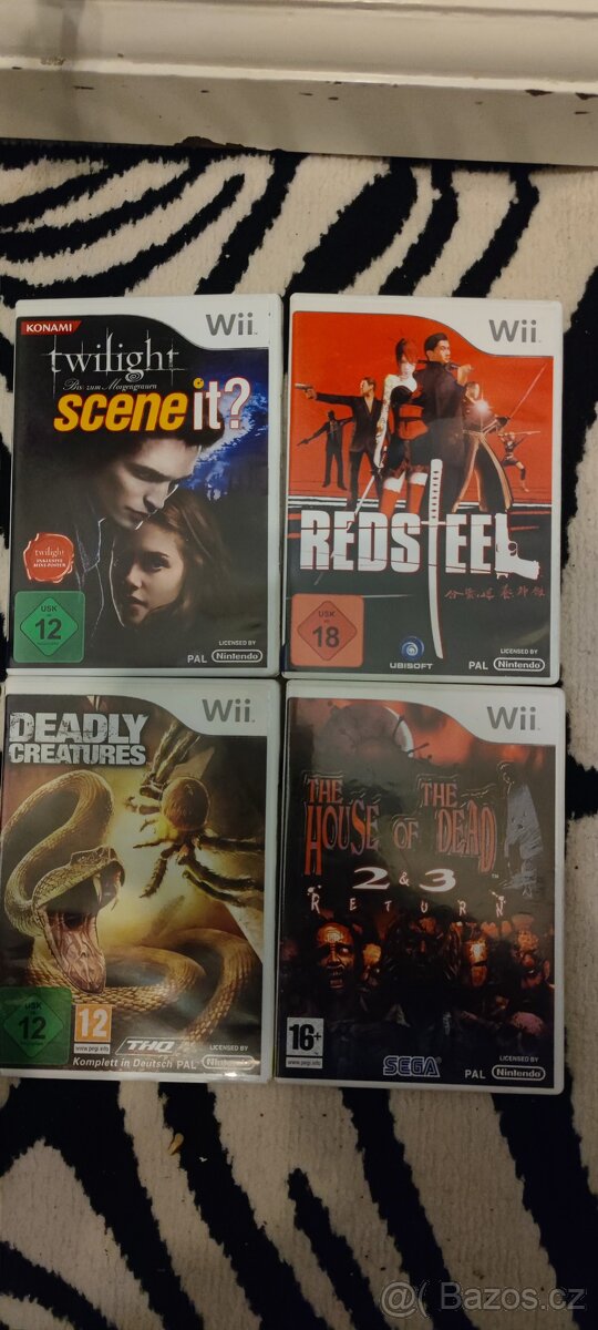 Nintendo WII hry cena za vše