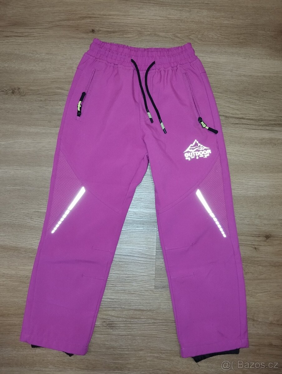 Zateplené kalhoty nové 122