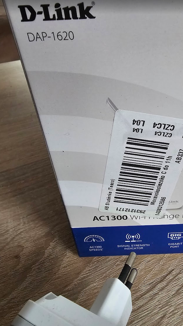 WiFi extendery D-Link DAP-1620 + TP-Link TL-WA850RE