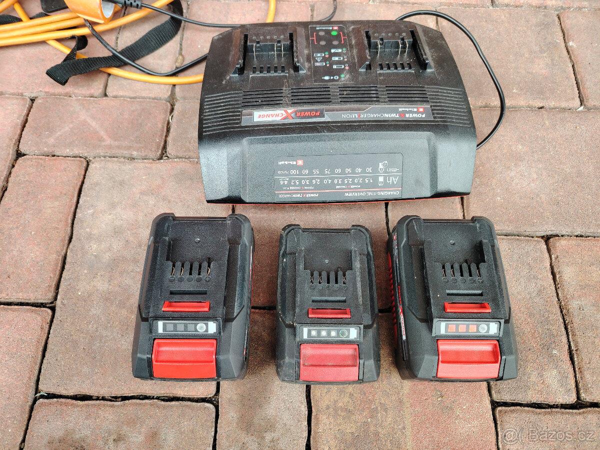 Nabíječka a náhradní baterie EINHELL Starter Kit