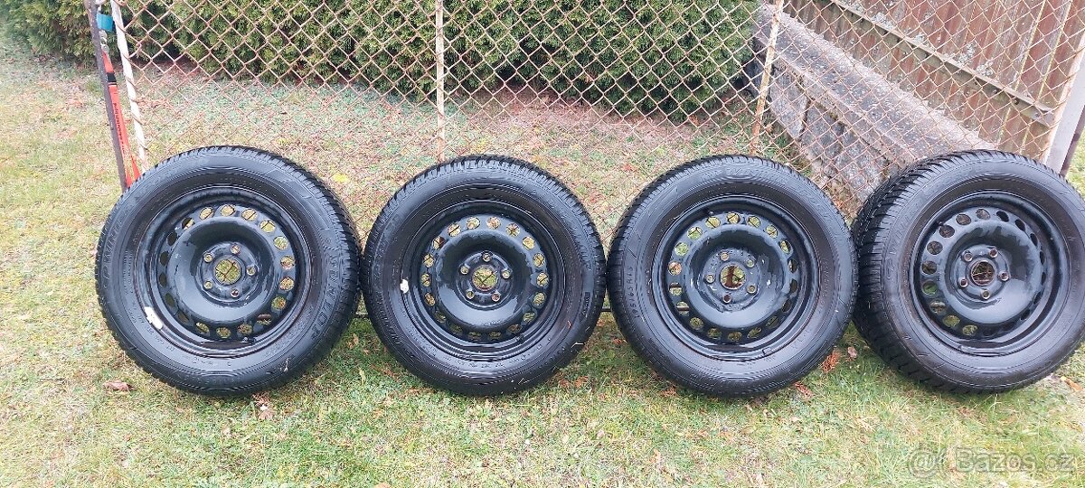 Škoda, Volkswagen zimní kola R15, 5x112 Dunlop Winter Sport