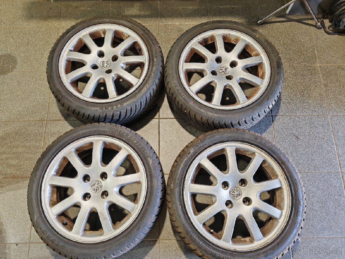 Peugeot 206, 206CC alu 16 + celoroční 205/45/16.