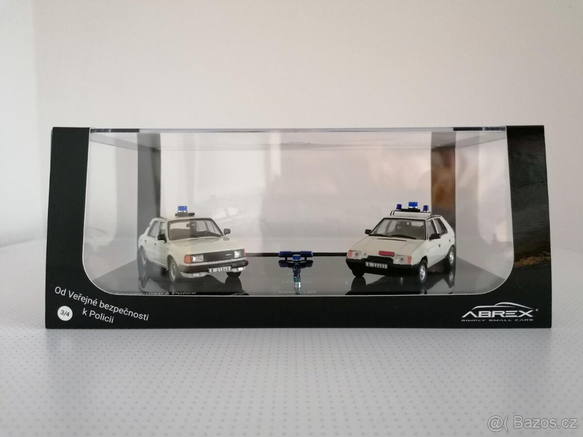 Abrex diorama POLICIE 1:43+Škoda Citigo PRE 1:43