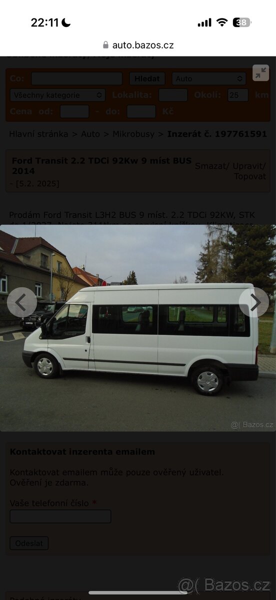 SHÁNÍM Ford Transit L3H2 minibus