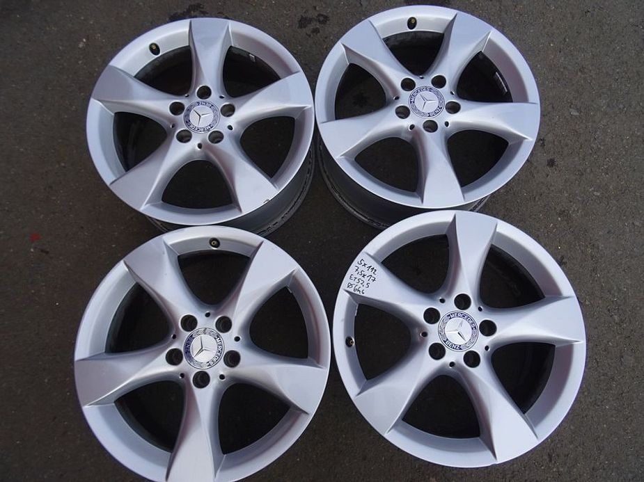 Alu disky originál Mercedes 17", 5x112, ET 52,5, šíře 7,5J