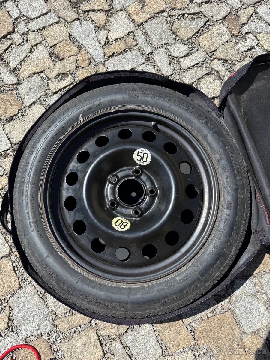 Dojezdové rezervní kolo 135/80 R17