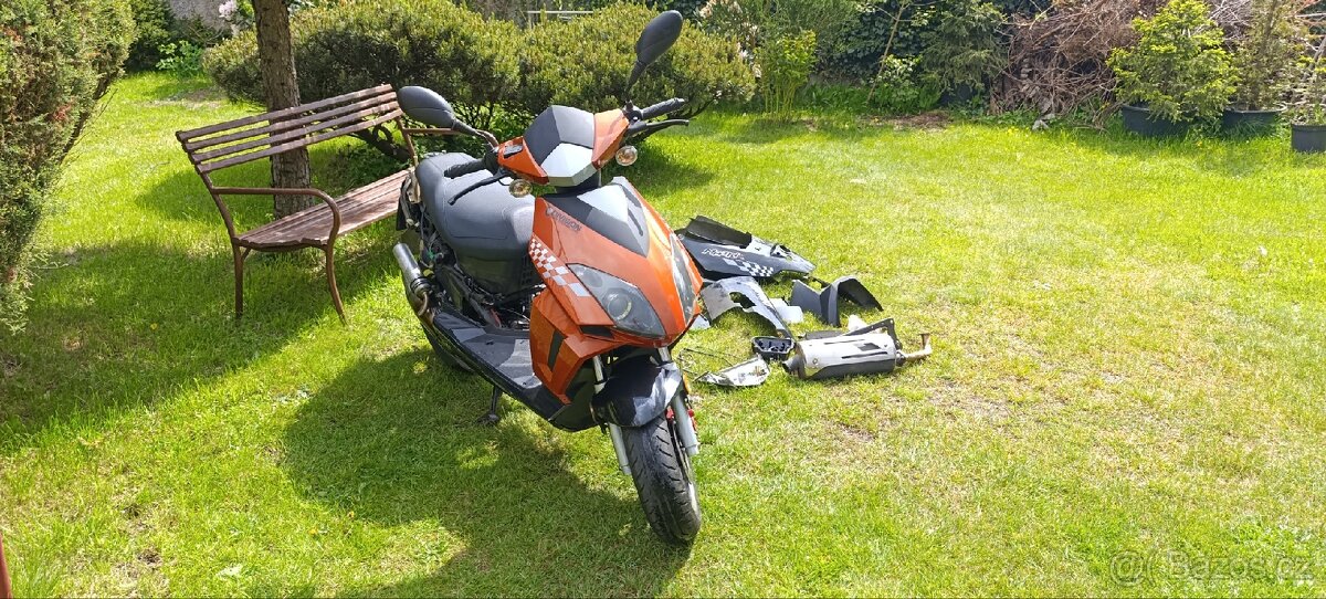 Keeway Matrix 50 tuning projekt s STK