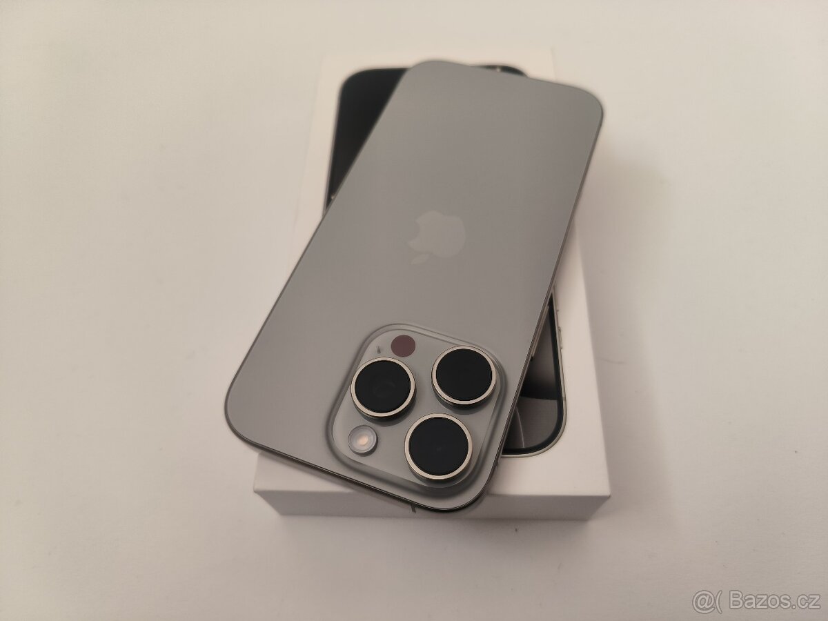 apple iphone 16 PRO 128gb Natural Titanium / Batéria 100%