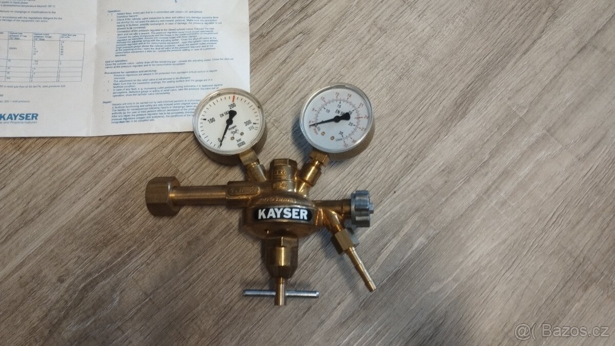 Autogen budíky kyslík,KAYSER-NOVÉ