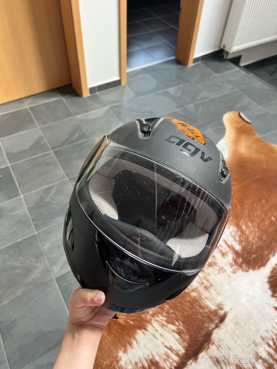 AGV Full-Face Helmet (Matte Black)