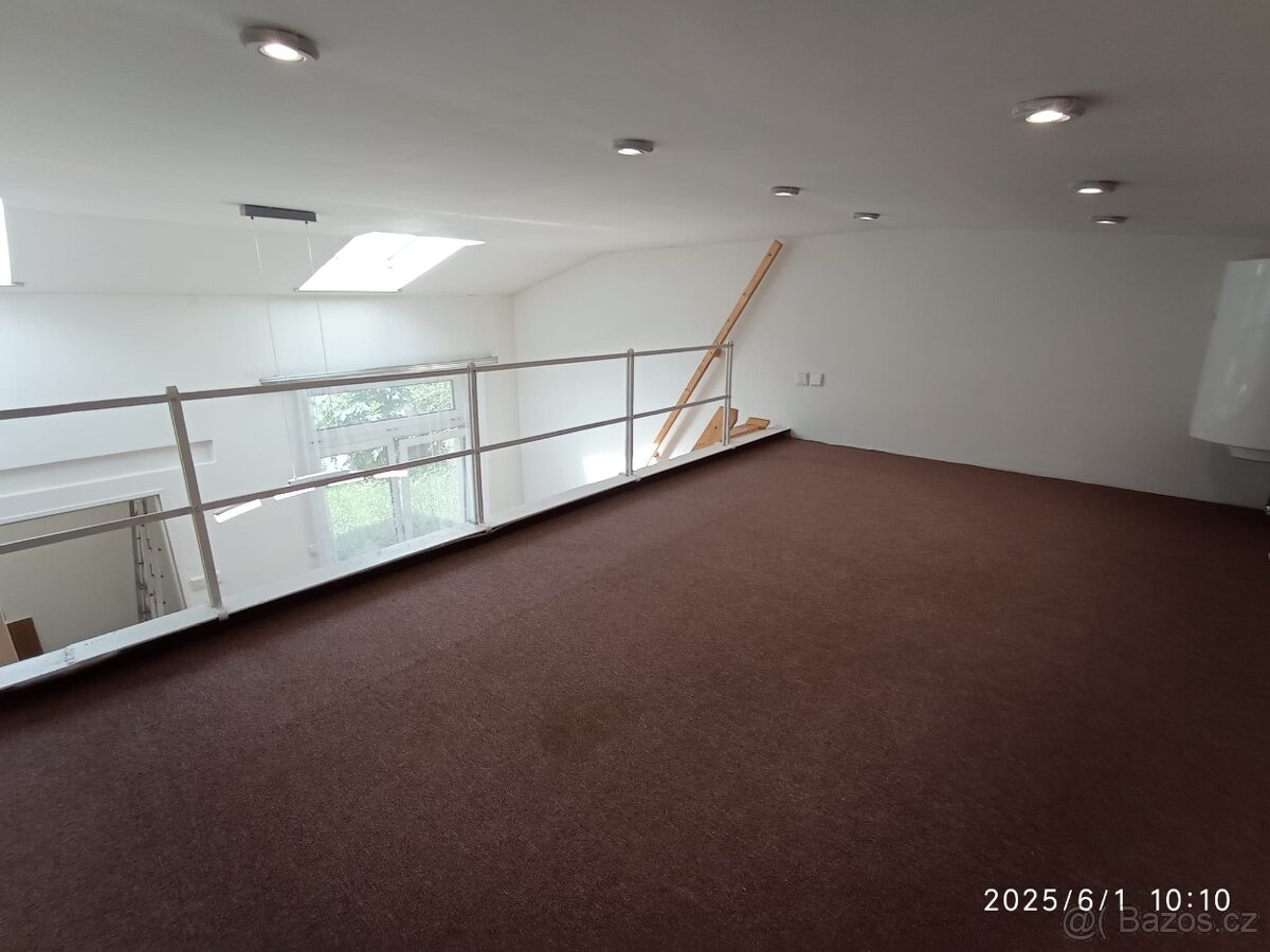 Se zahrádkou, atelier 1kk s patrem na spaní, Praha Vršovice