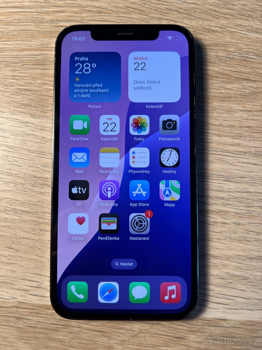 Apple iPhone 12 Pro 128 GB Grafitově šedá - BATERIE 100%