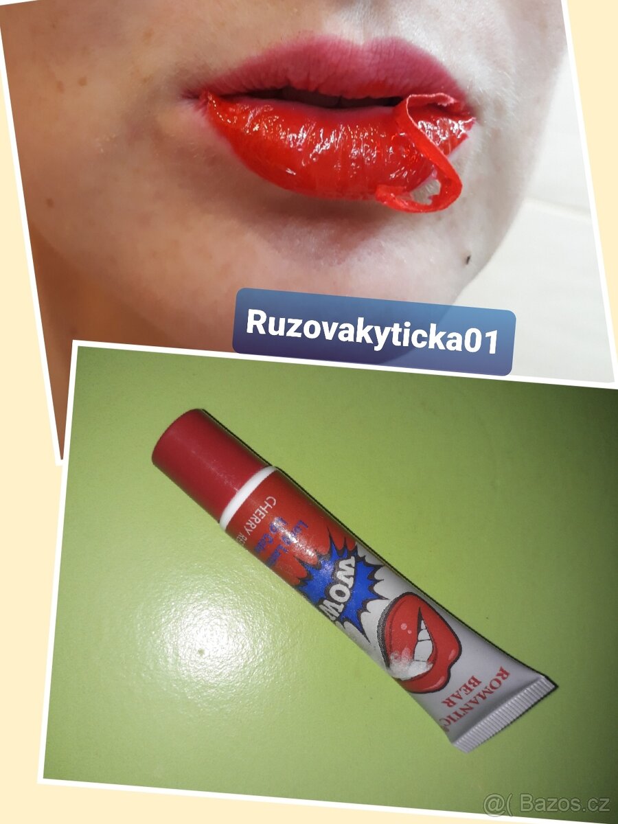 Slupovaci barva na rty, voděodolná dlouhotrvající rtěnka