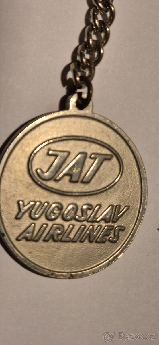 Vintage přívěsek JAT Yugoslav Airlines