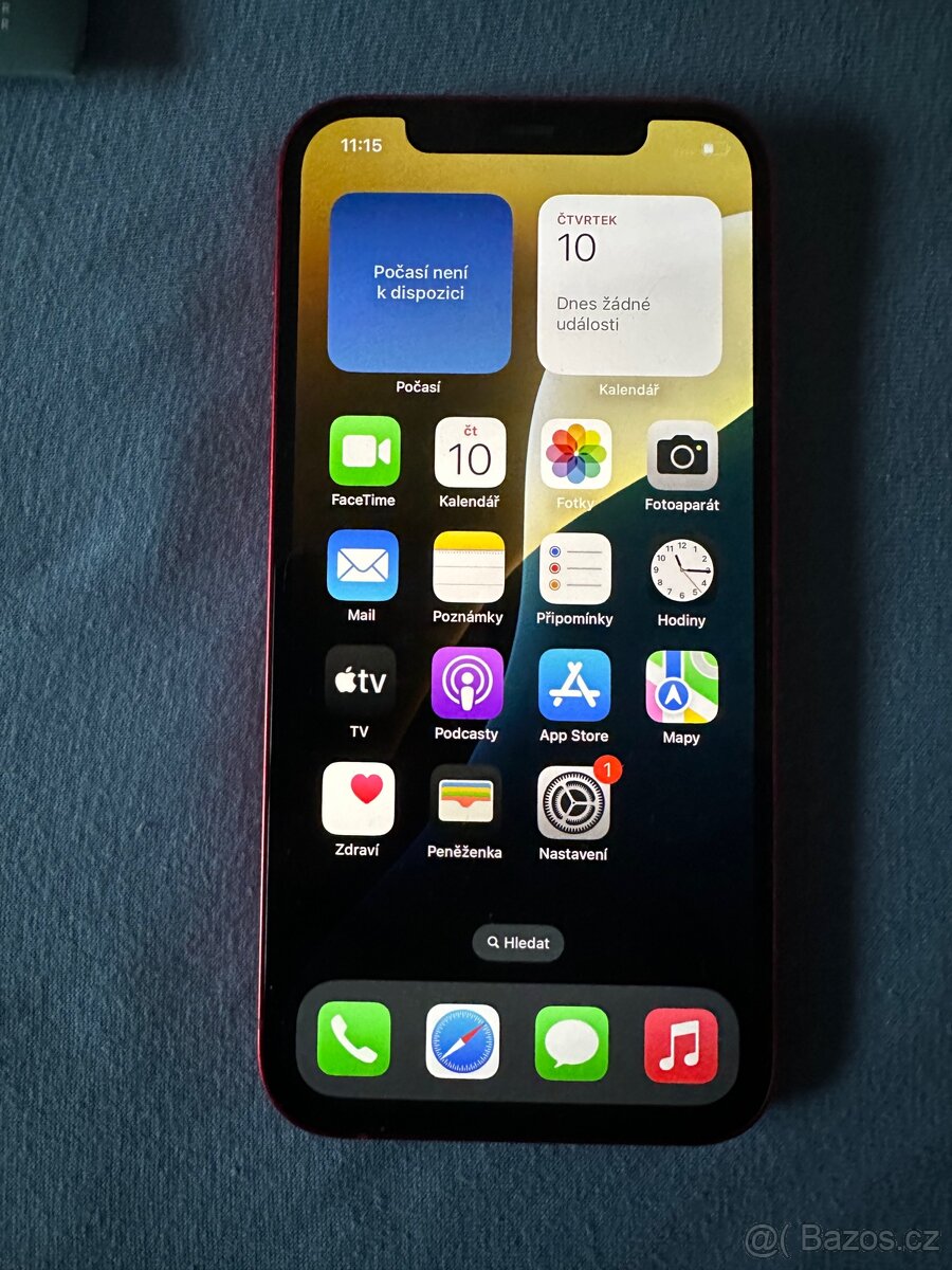 📱 iPhone 12 64 GB RED – funkÄŤnĂ, hezkĂ˝ stav đź”´