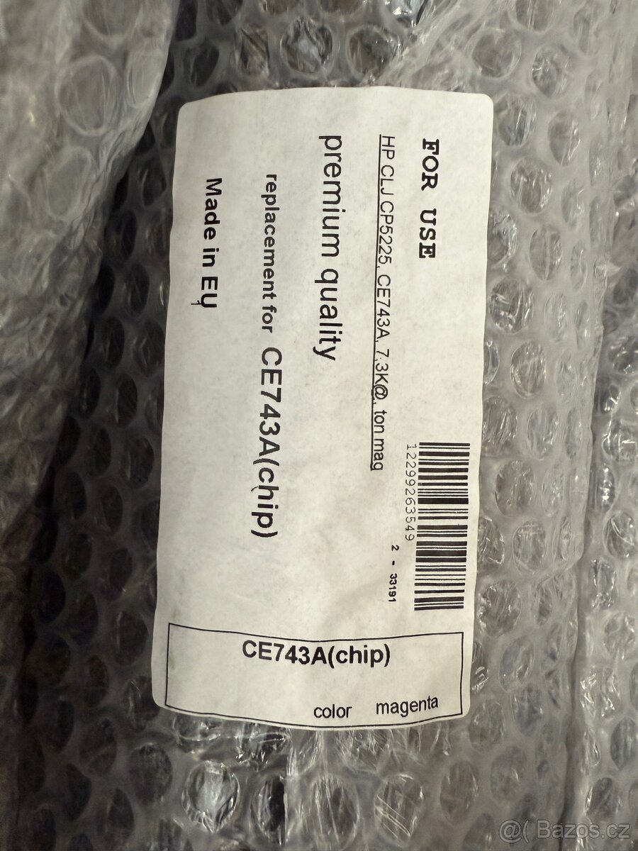 Prosám tonerovou sadu CE740, CE741, CE742, CE743