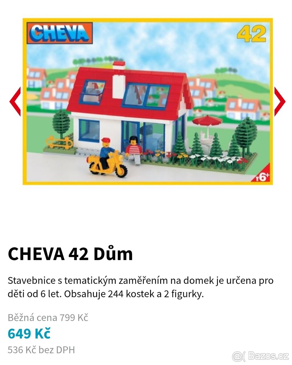 Stavebnice Cheva domeček