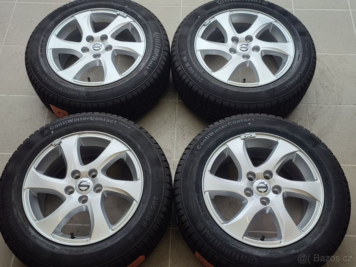 Nová originál ALU kola 16" 5x108 ET50 zimní 205/60/16 96H