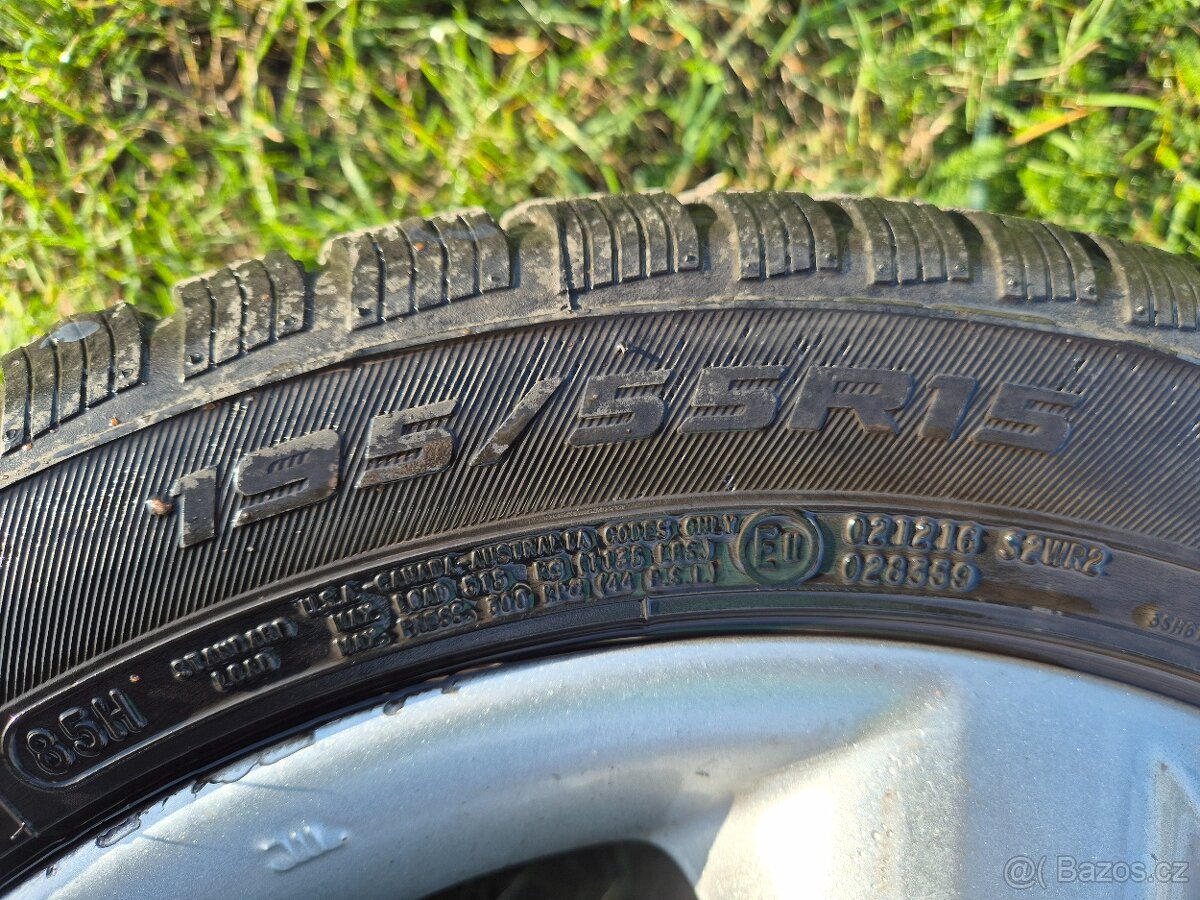 Prodám Alu originální kola Škoda Fabia II 195/55R15