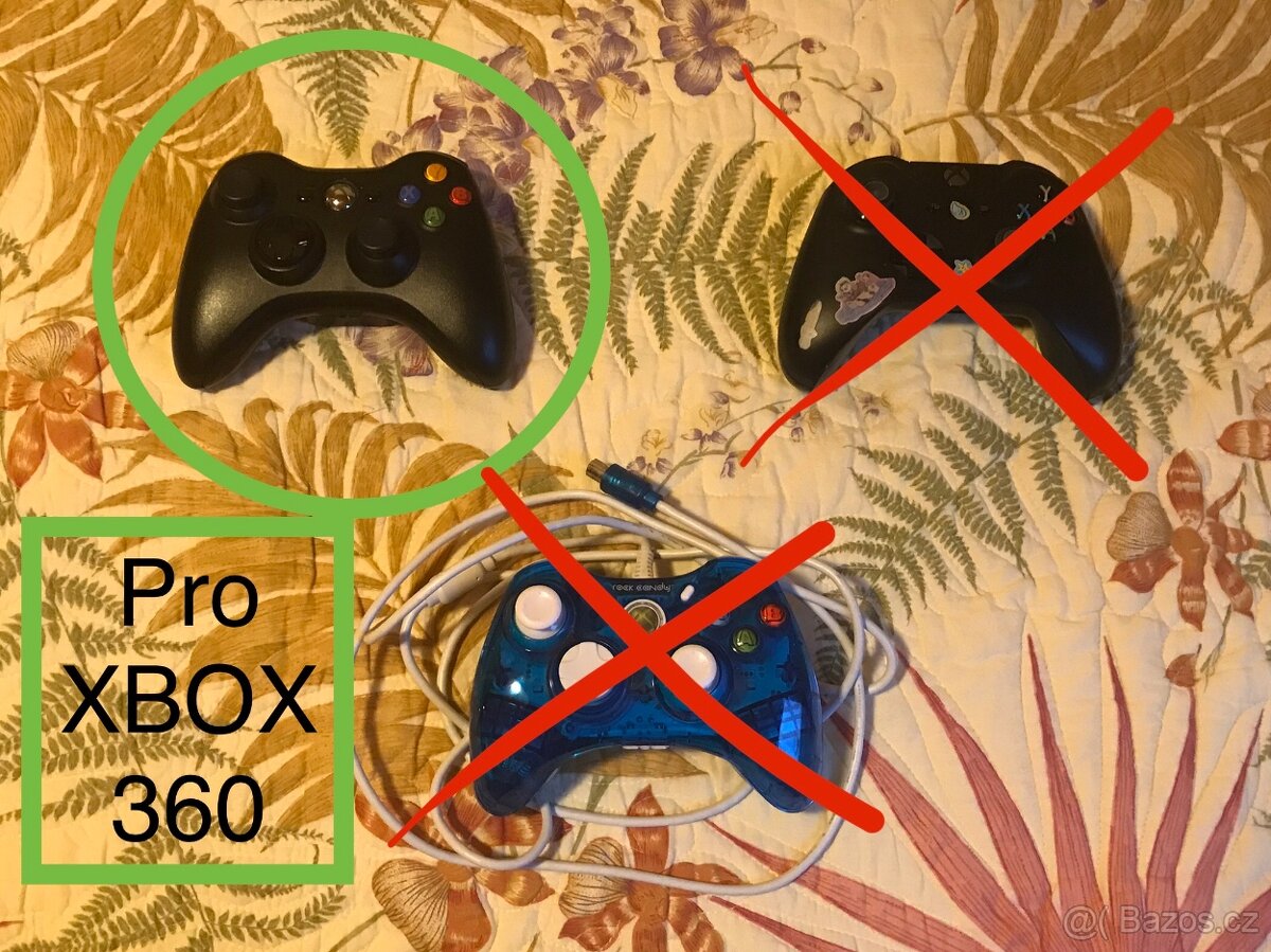 Ovladač pro XBOX 360 bezdrátový