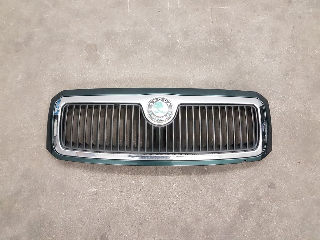 Přední maska Škoda Fabia I FL., zelená met. 9572, 6Y0853668B