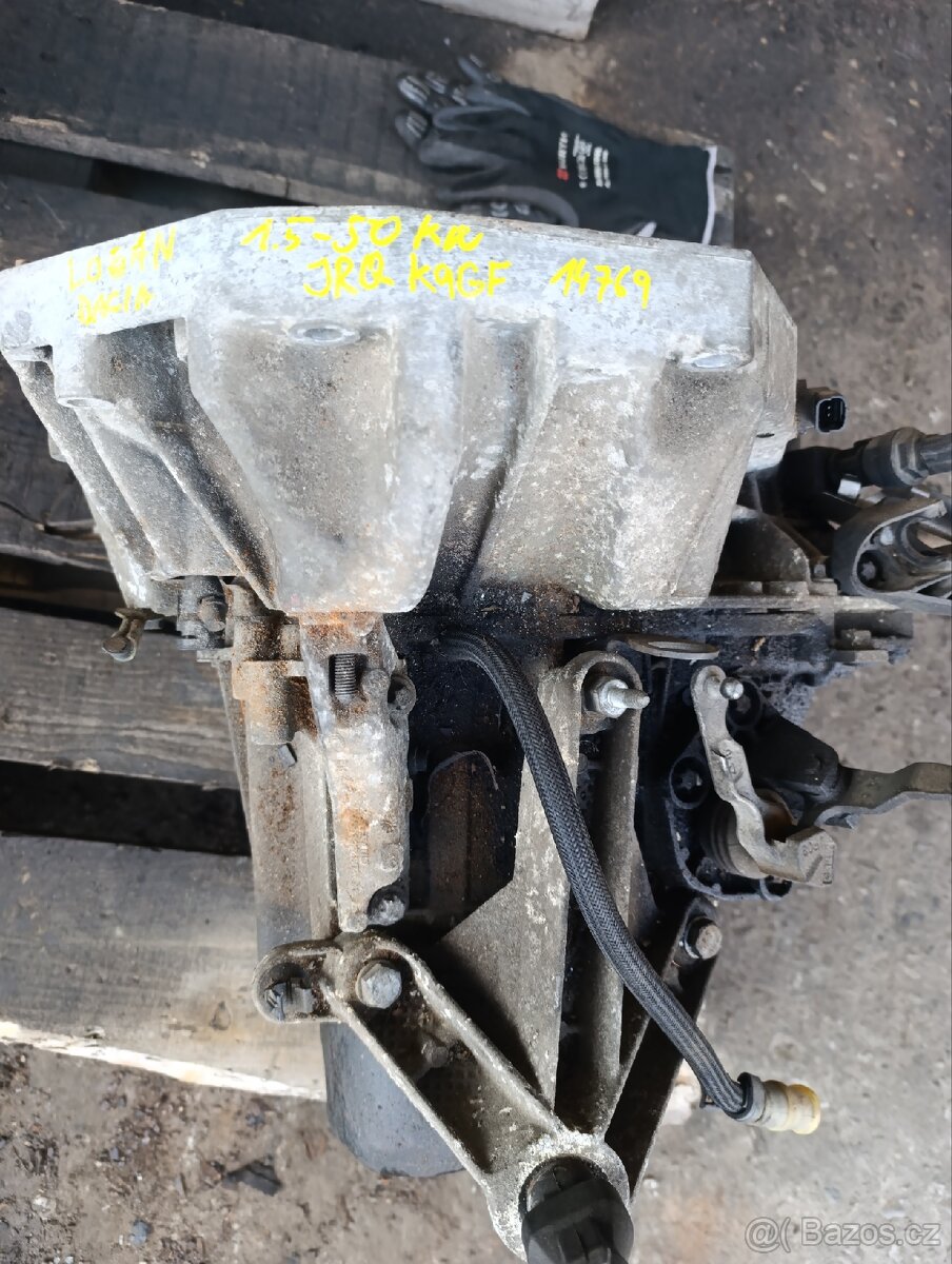 Dacia Logan převodovka 1.5-50kw kód JRQ K9GF