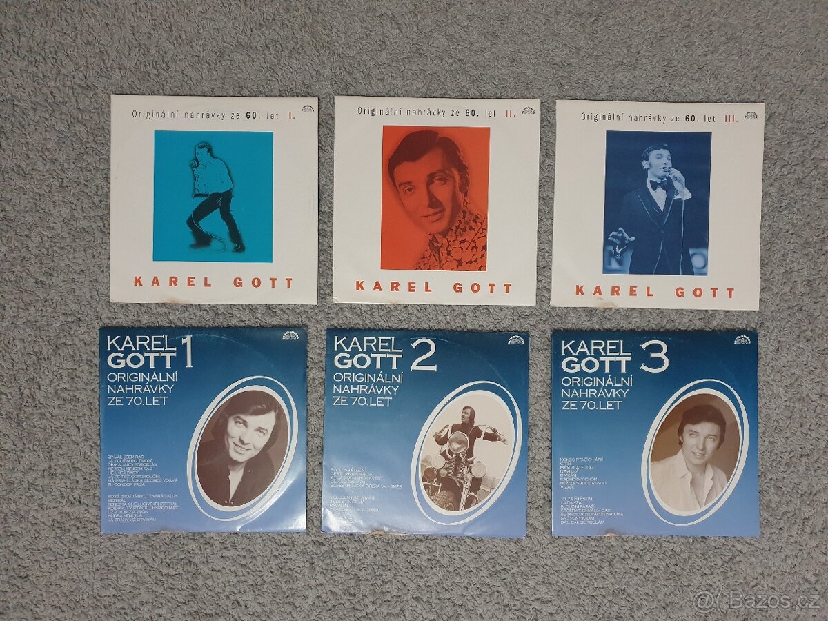 Karel Gott Originální nahrávky 6xLP komplet