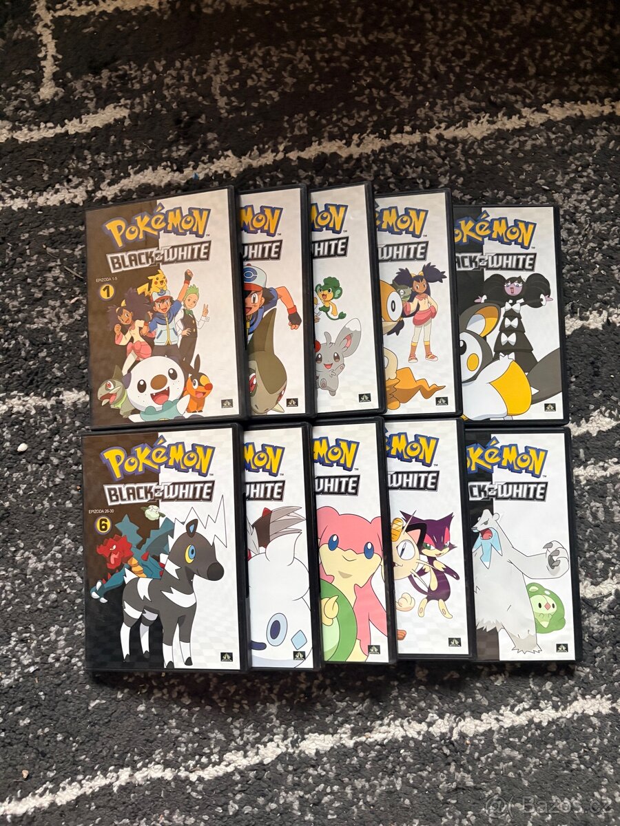 Pokemon Black&White dvd set 1-10