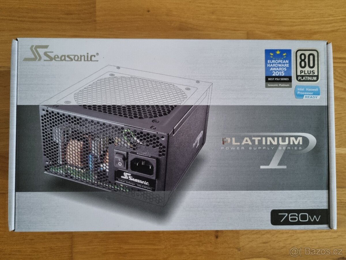 Zdroj Seasonic platinum 760W