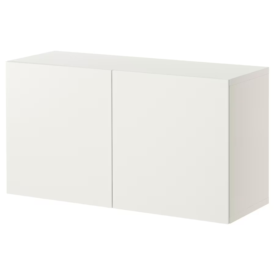Ikea BESTÅ Nástěnná sestava skříněk, bílá/Lappviken bílá