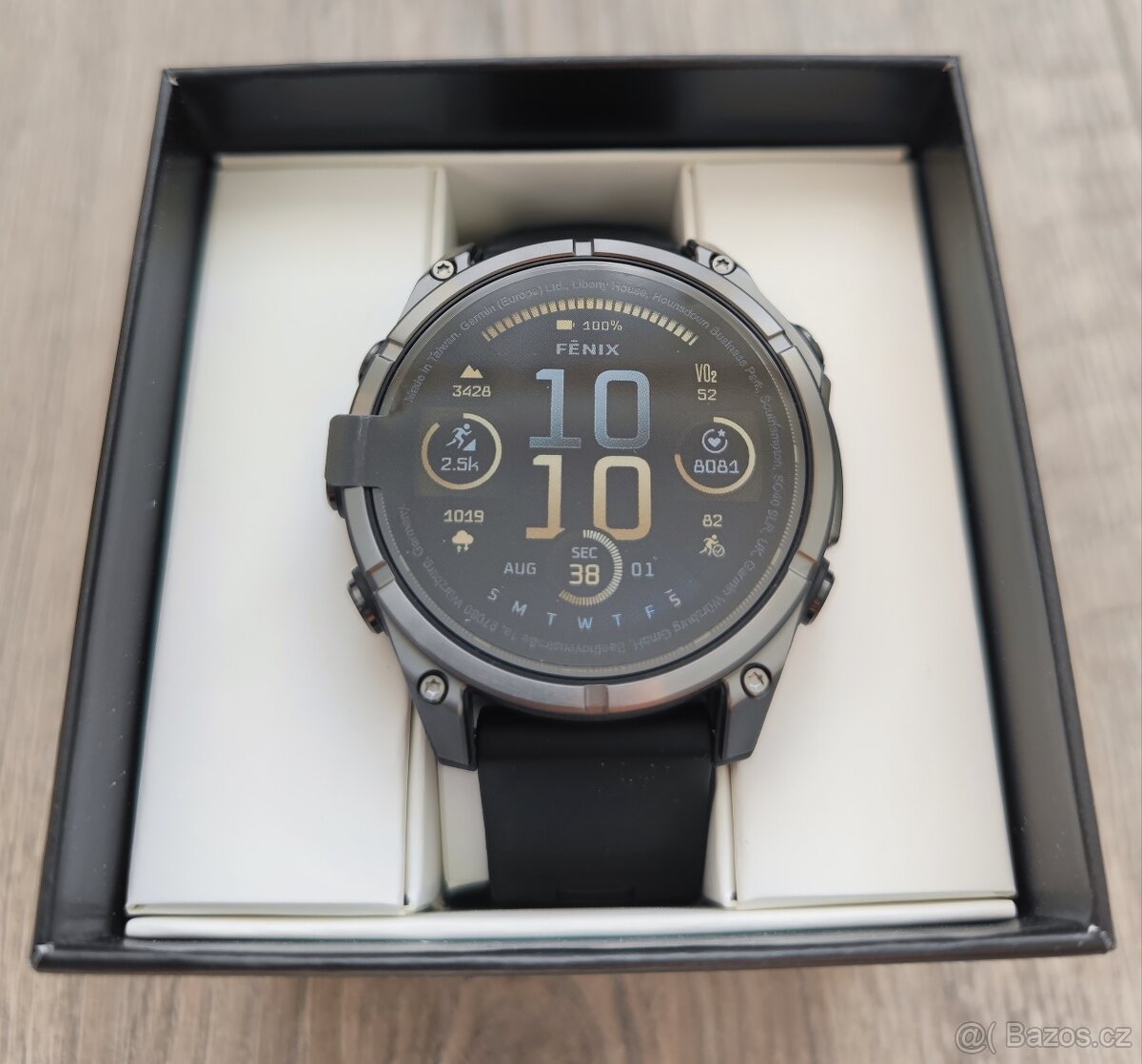 Garmin Fenix 8 Amoled Sapphire Titanium Black - 47mm