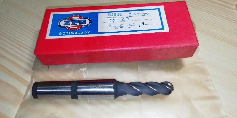 Fréza kopírovací 12x40 R6 HSS ČSN 222292 MK2
