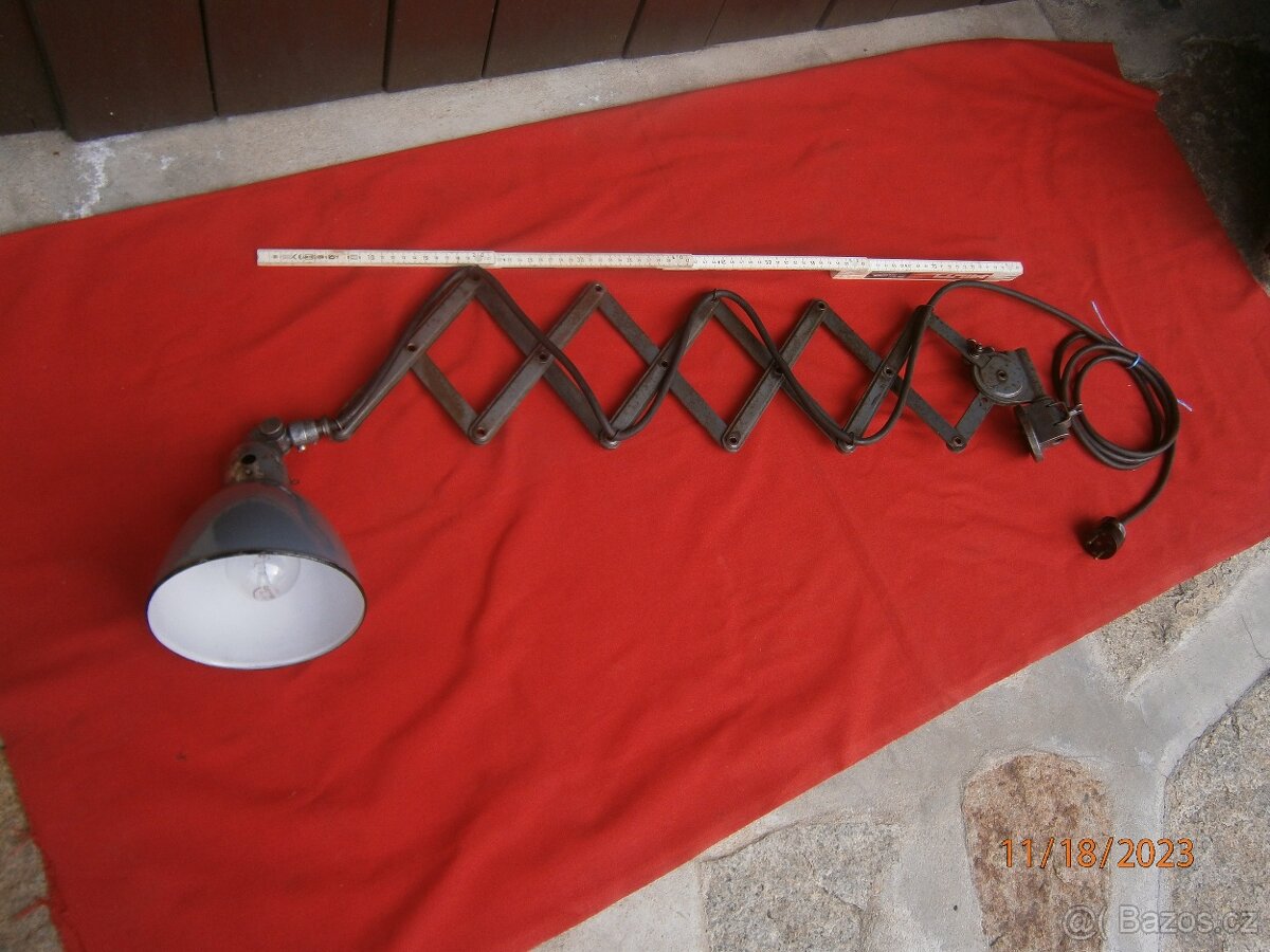 Nůžková lampa Siemens 1930
