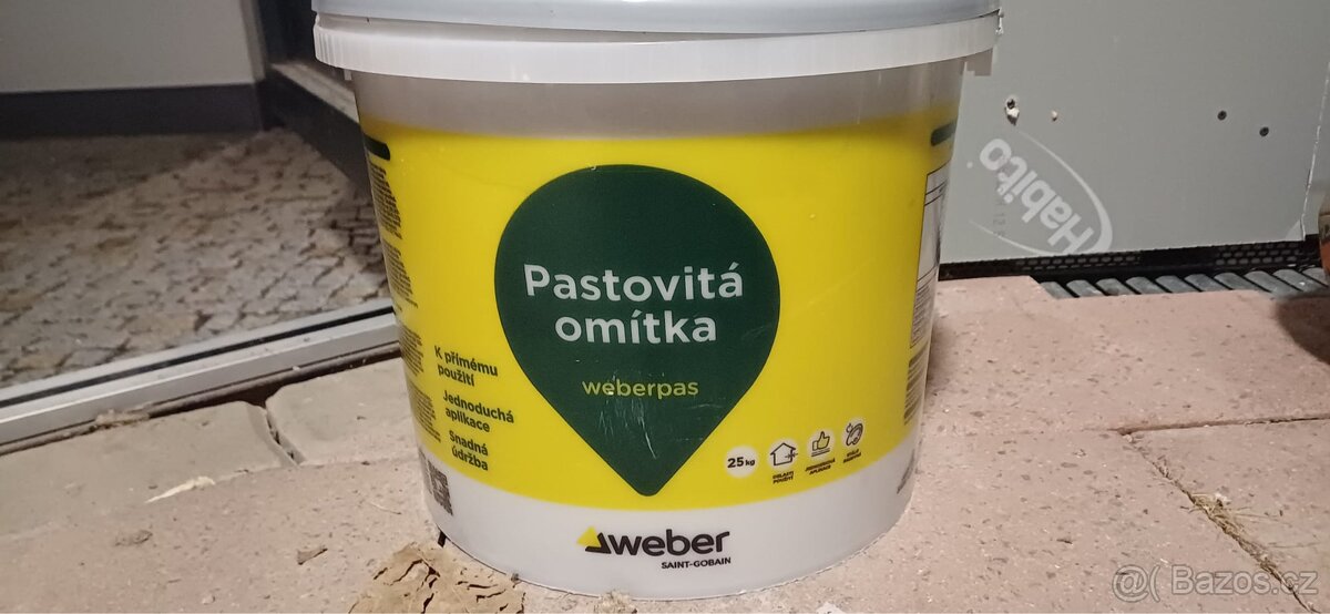 Silikonová omítka Weber Concrete barva SE3C