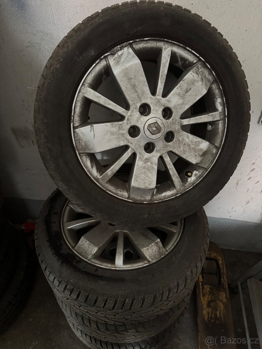 Alu kola 205/55R16 zimní pneu Renault Laguna 2 kola