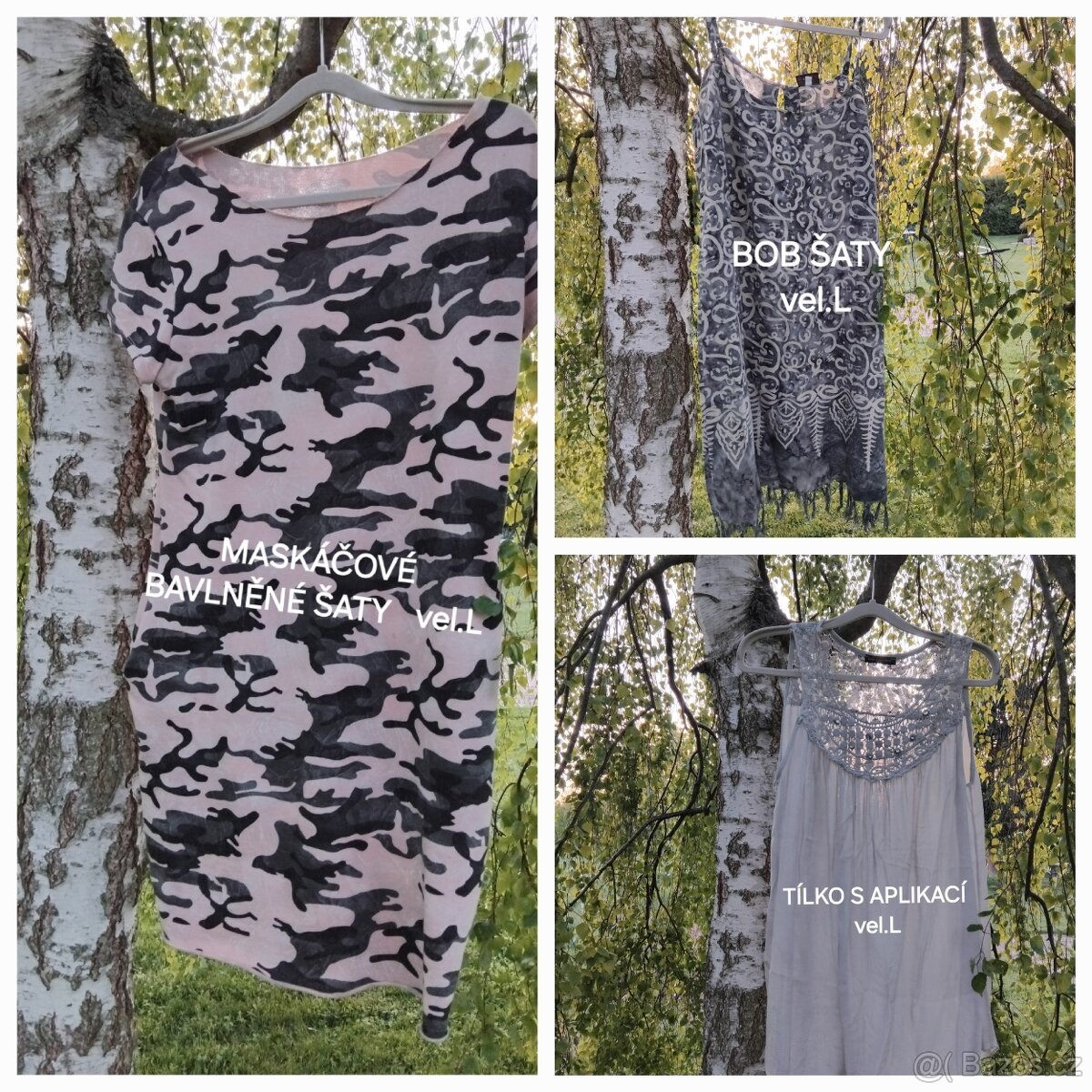 Dámské šatky a delší topík