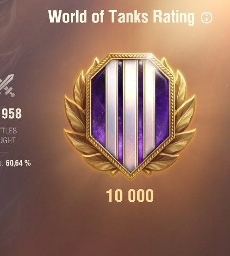 Unicum World of tanks účet , 10000 WTR, 3000 WN8