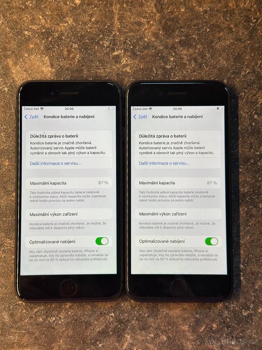 Apple iPhone 8 64GB černý, bat. 87%