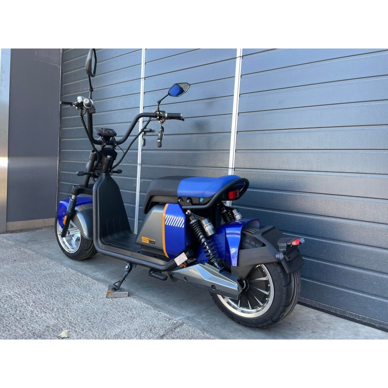 Elektricky skutr Leramotors C7, modrá