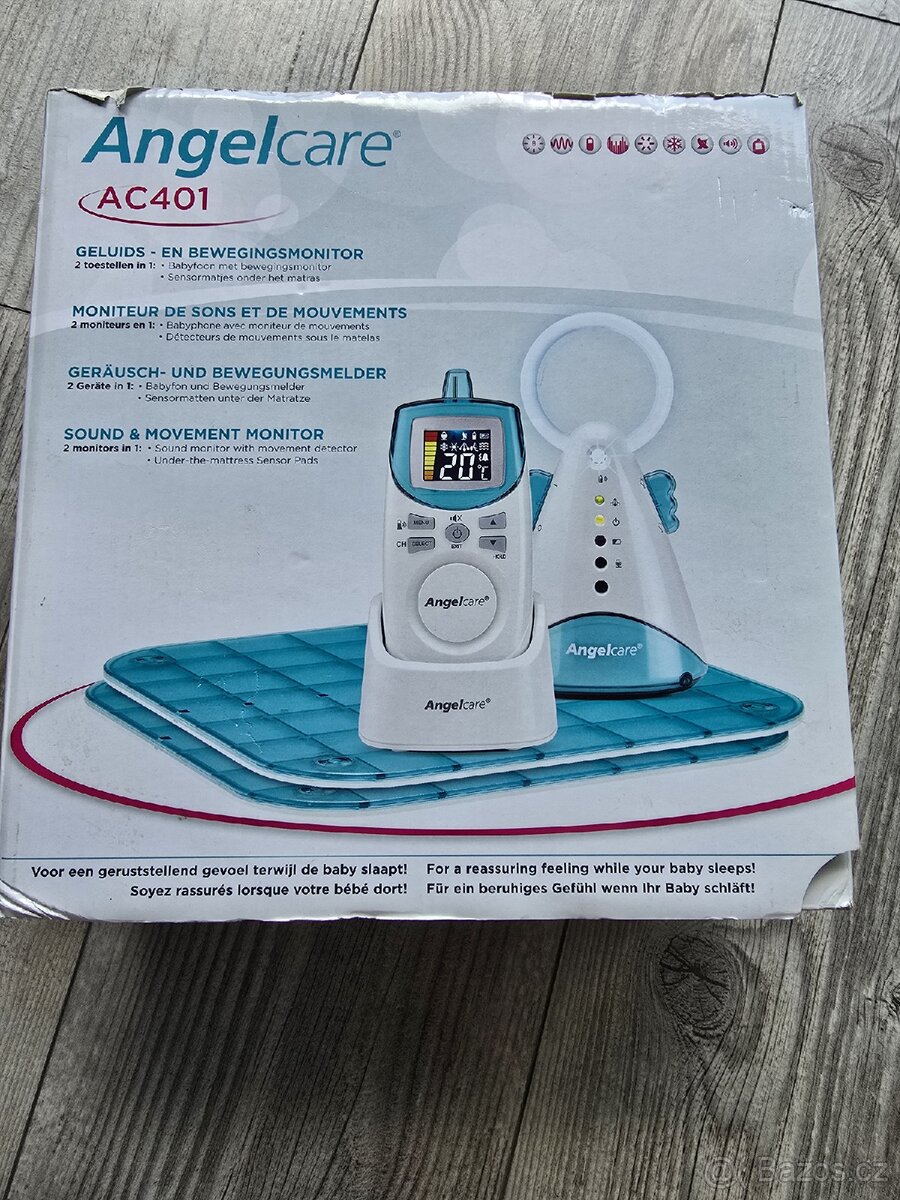 Dětská chůvička a monitor dechu Angelcare AC401