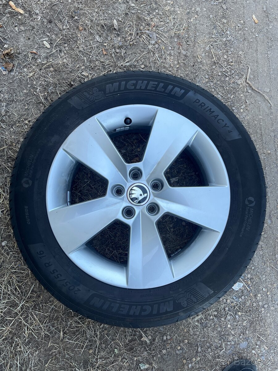 Hliníková kola Škoda Scala 205/55R16